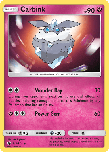 Carbink, Lost Thunder 143