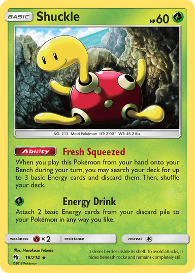 Shuckle, Lost Thunder 16