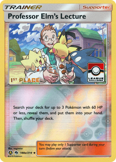 Professor Elm's Lecture, Lost Thunder 188a