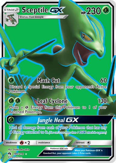 Sceptile-GX, Lost Thunder 196