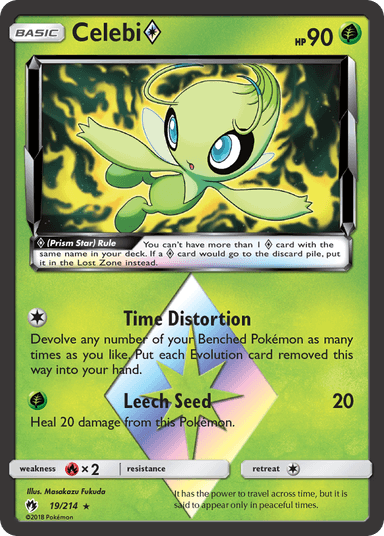 Celebi ◇, Lost Thunder 19