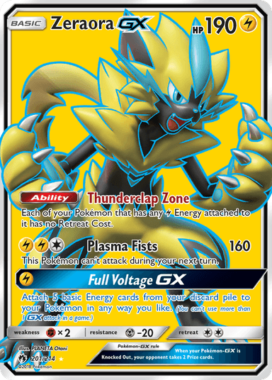 Zeraora-GX, Lost Thunder 201