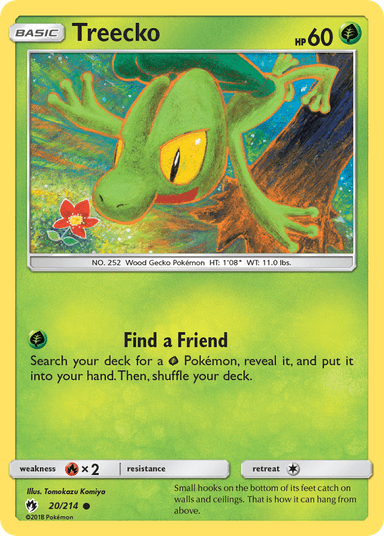 Treecko, Lost Thunder 20