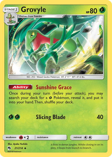 Grovyle, Lost Thunder 21