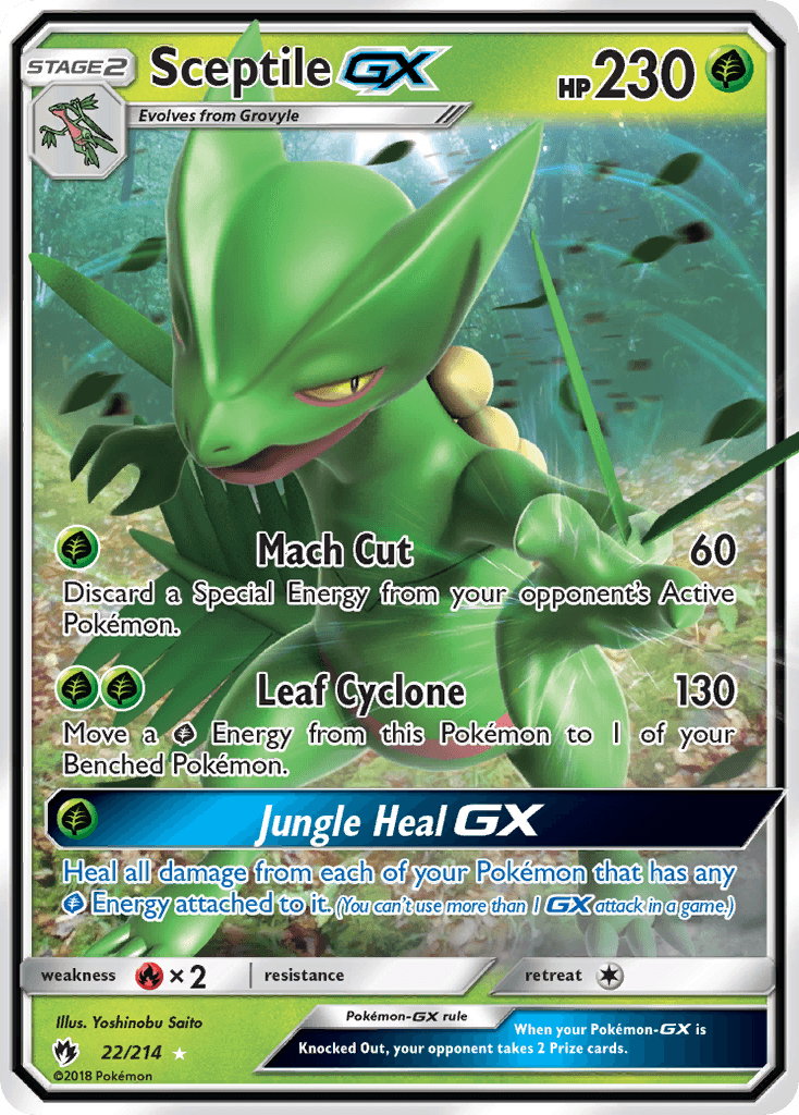 Sceptile-GX, Lost Thunder 22