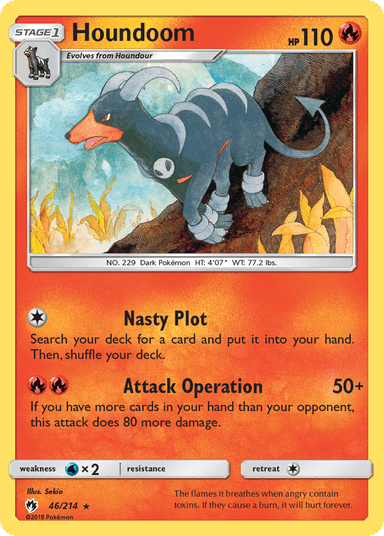 Houndoom, Lost Thunder 46
