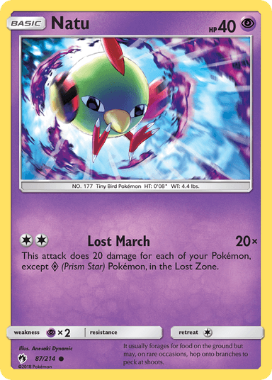 Natu, Lost Thunder 87