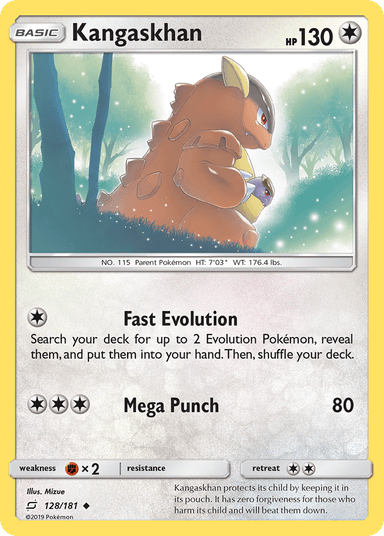 Kangaskhan, Team Up 128