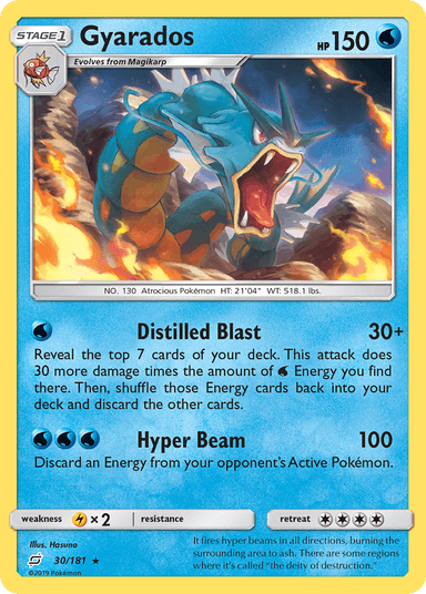Gyarados, Team Up 30