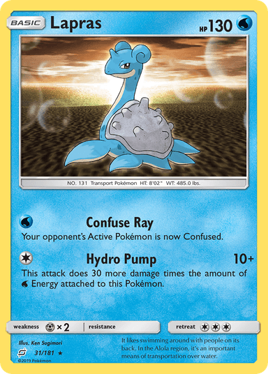 Lapras, Team Up 31
