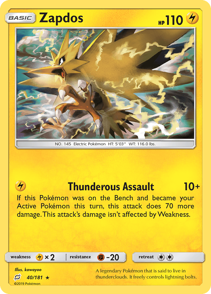 Zapdos, Team Up 40
