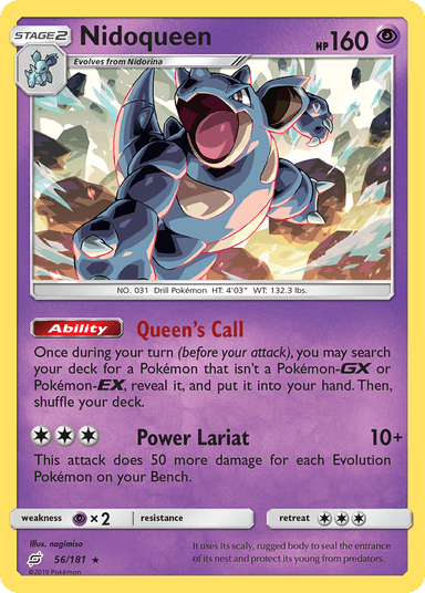 Nidoqueen, Team Up 56