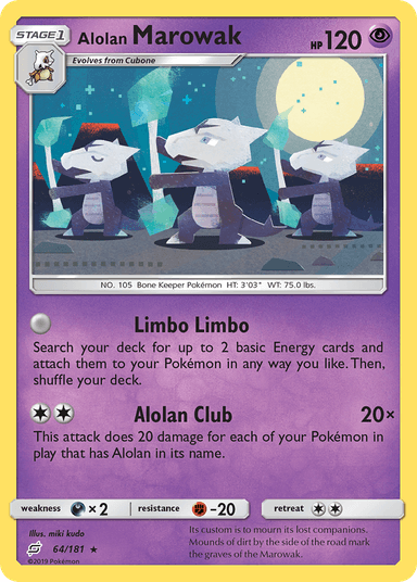 Alolan Marowak, Team Up 64