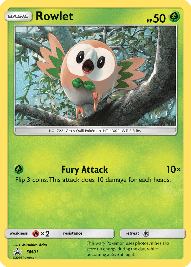 Rowlet, SM Black Star Promos SM01