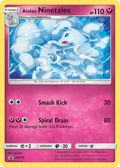 Alolan Ninetales, SM Black Star Promos SM128