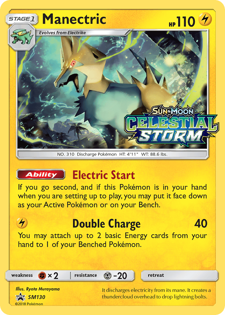 Manectric, SM Black Star Promos SM130