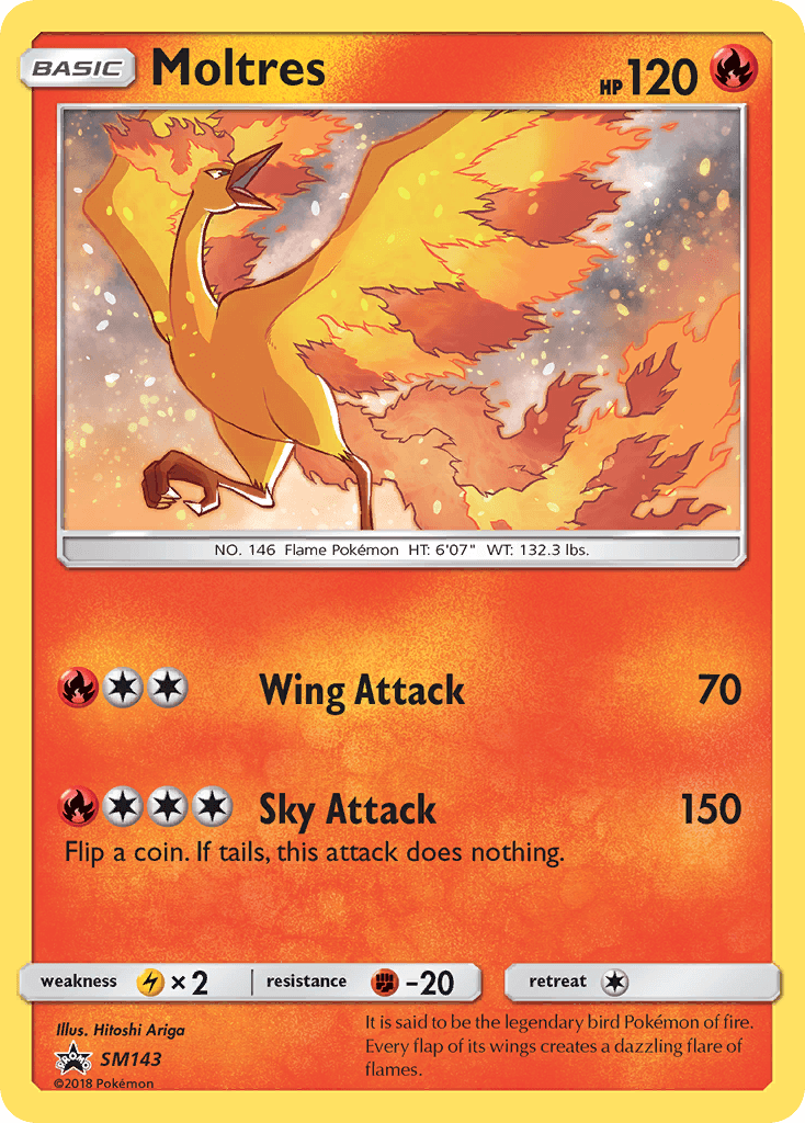 Moltres, SM Black Star Promos SM143