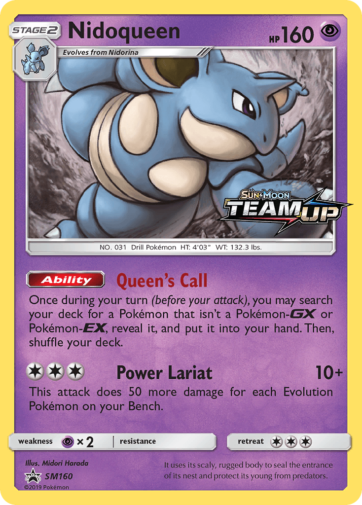 Nidoqueen, SM Black Star Promos SM160