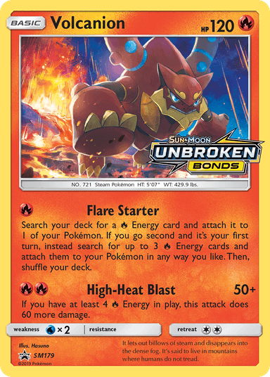 Volcanion, SM Black Star Promos SM179