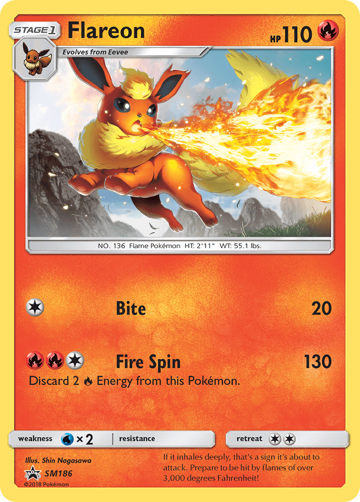 Flareon, SM Black Star Promos SM186