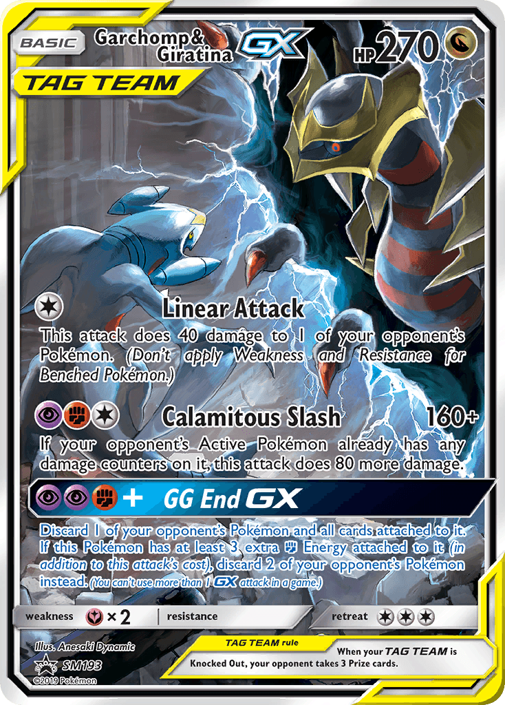 Garchomp & Giratina-GX, SM Black Star Promos SM193