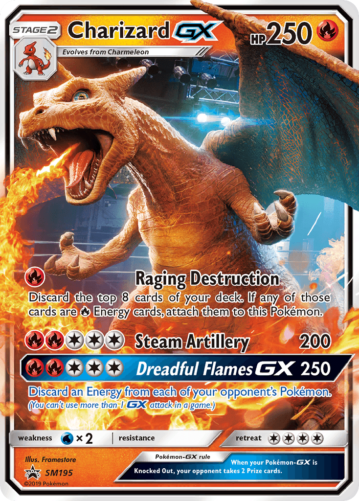 Charizard-GX, SM Black Star Promos SM195