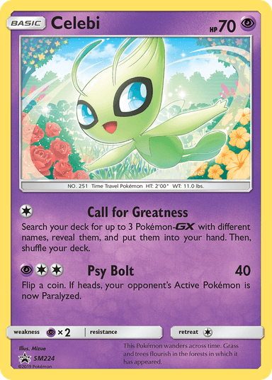 Celebi, SM Black Star Promos SM224