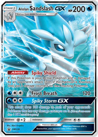 Alolan Sandslash-GX, SM Black Star Promos SM236