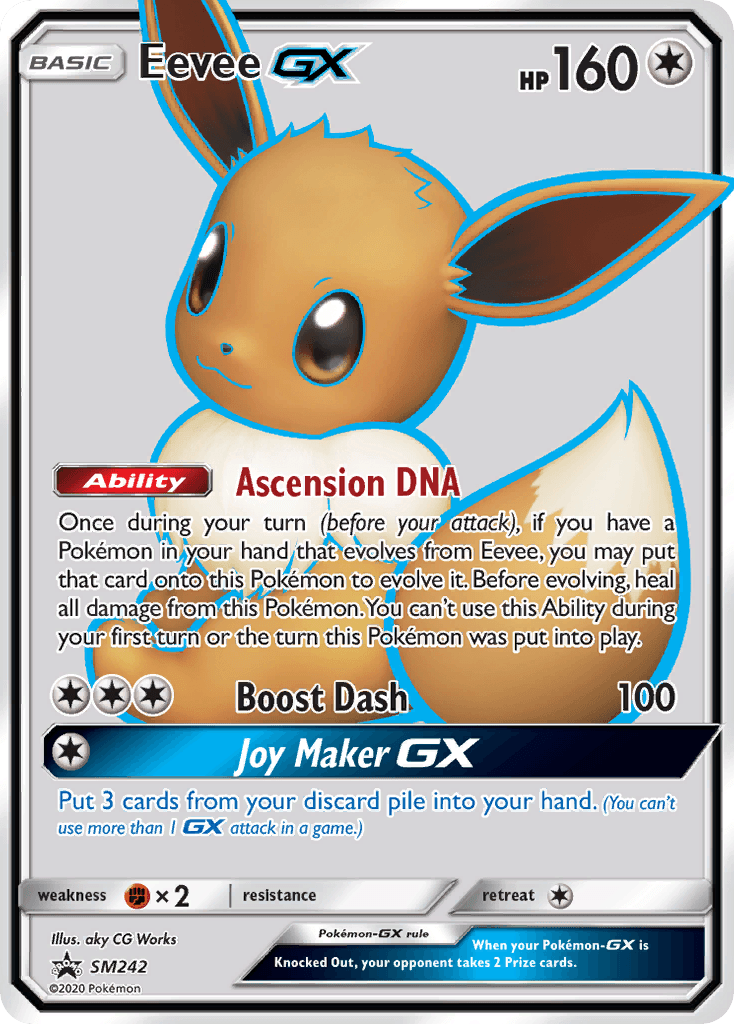 Eevee-GX, SM Black Star Promos SM242
