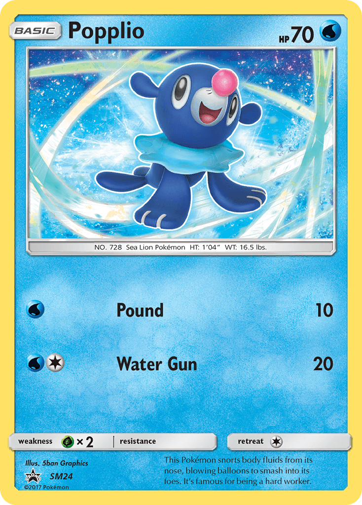 Popplio, SM Black Star Promos SM24