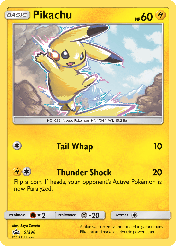 Pikachu, SM Black Star Promos SM98