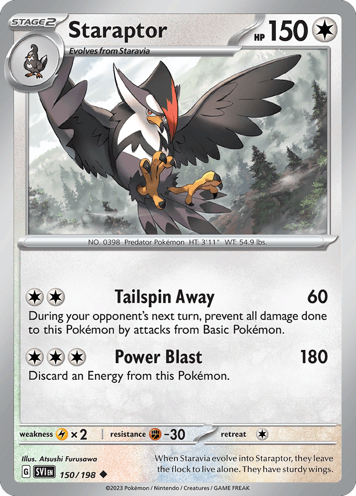 Staraptor, Scarlet & Violet 150