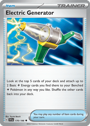 Electric Generator, Scarlet & Violet 170