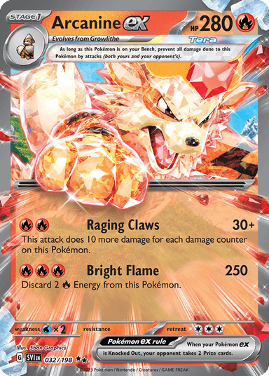 Arcanine ex, Scarlet & Violet 32