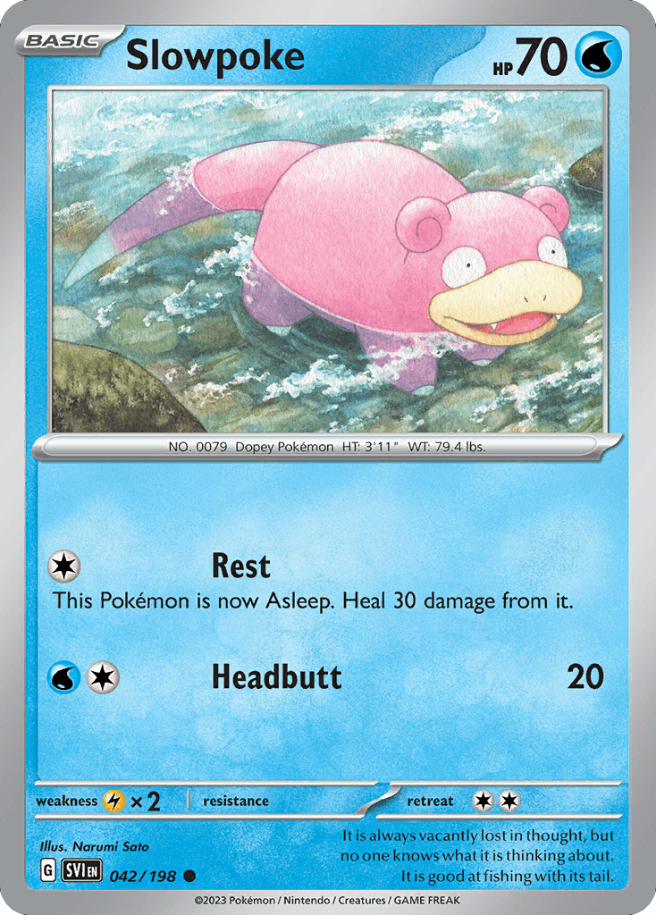 Slowpoke, Scarlet & Violet 42