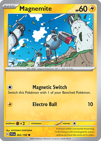 Magnemite, Scarlet & Violet 63