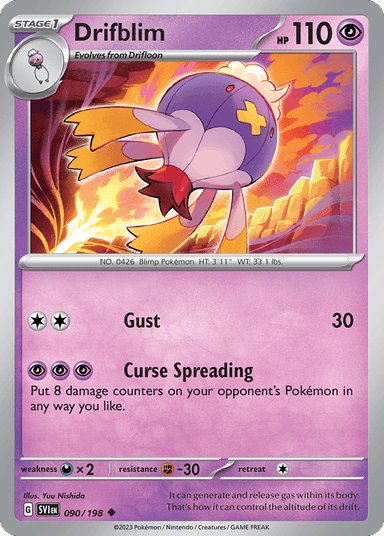 Drifblim, Scarlet & Violet 90