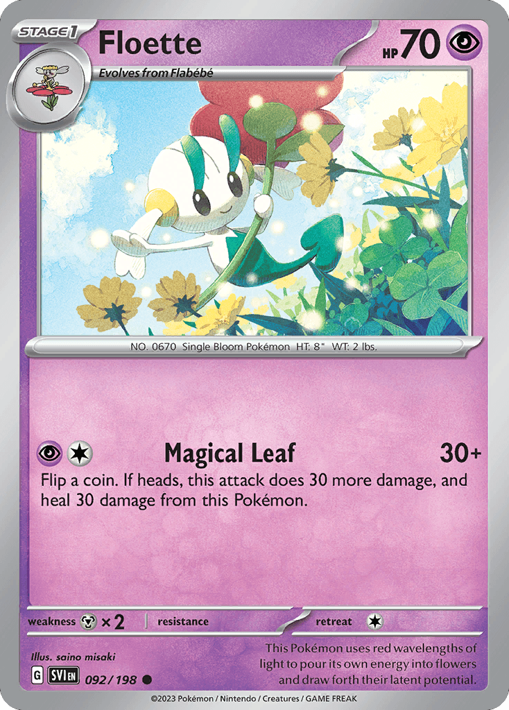 Floette, Scarlet & Violet 92