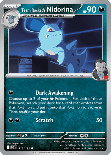 Team Rocket's Nidorina, Destined Rivals 115