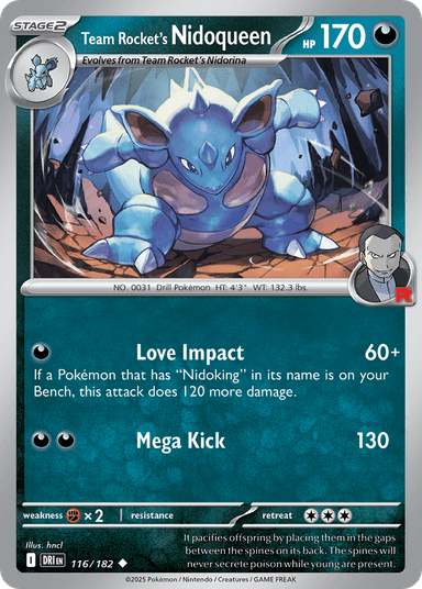 Team Rocket's Nidoqueen, Destined Rivals 116