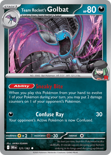Team Rocket's Golbat, Destined Rivals 121