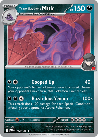 Team Rocket's Muk, Destined Rivals 124