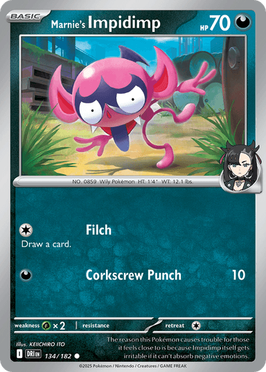 Marnie's Impidimp, Destined Rivals 134