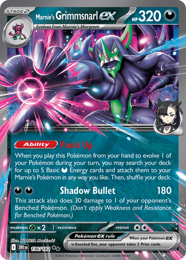 Marnie's Grimmsnarl ex, Destined Rivals 136
