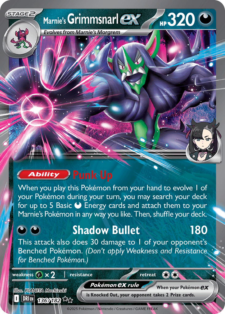 Marnie's Grimmsnarl ex, Destined Rivals 136