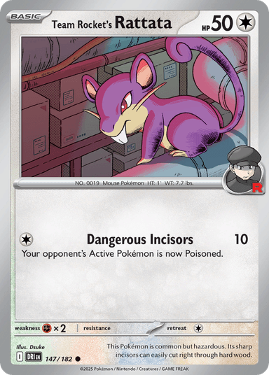 Team Rocket's Rattata, Destined Rivals 147