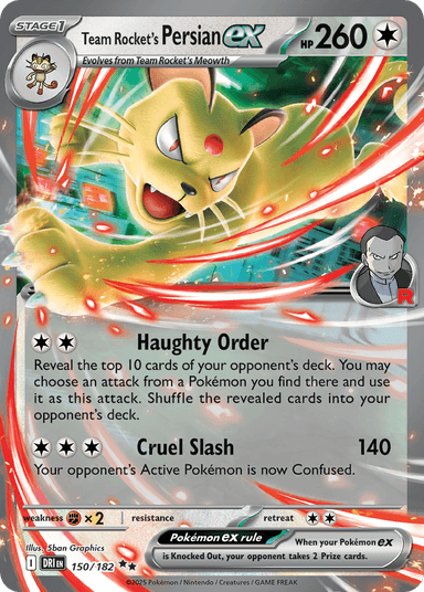 Team Rocket's Persian ex, Destined Rivals 150