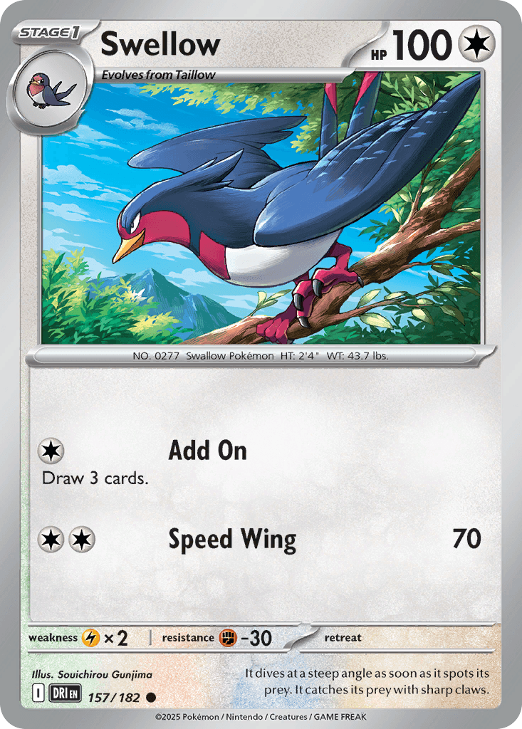 Swellow, Destined Rivals 157