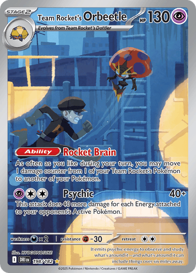 Team Rocket's Orbeetle, Destined Rivals 198