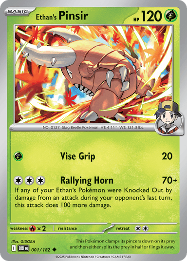 Ethan's Pinsir, Destined Rivals 1